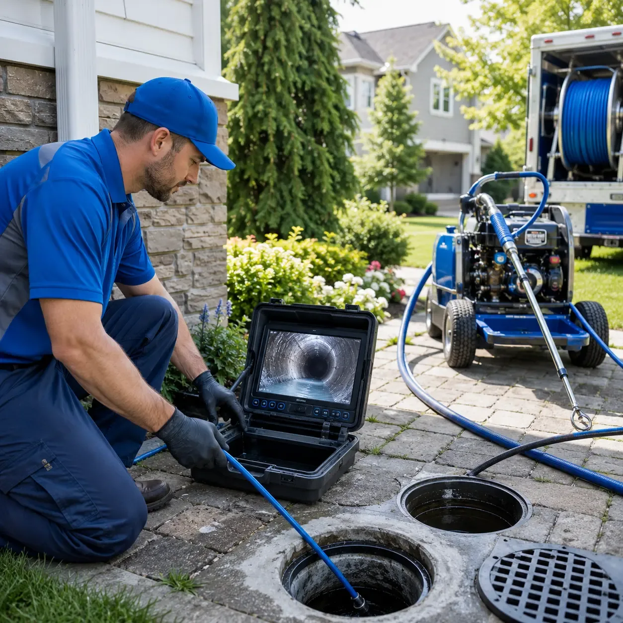 Outdoor drain cleaning professionals serving Wolf Lake, IL